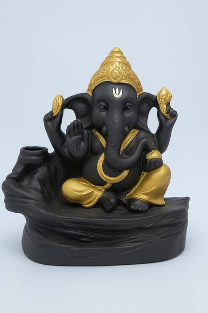 Rumi Ganesh Ji Smoke Fountain Decorative Showpiece  -  11 cm
