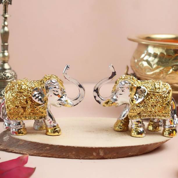 The Spiritual Living Elephant Showpiece | Showpiece Items | Home Decor Items Showpiece | Decorative Showpiece  -  5.1 cm