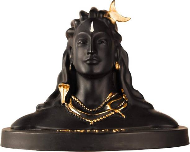 GlobalGone lord shiva bast statue Decorative Showpiece  -  8 cm