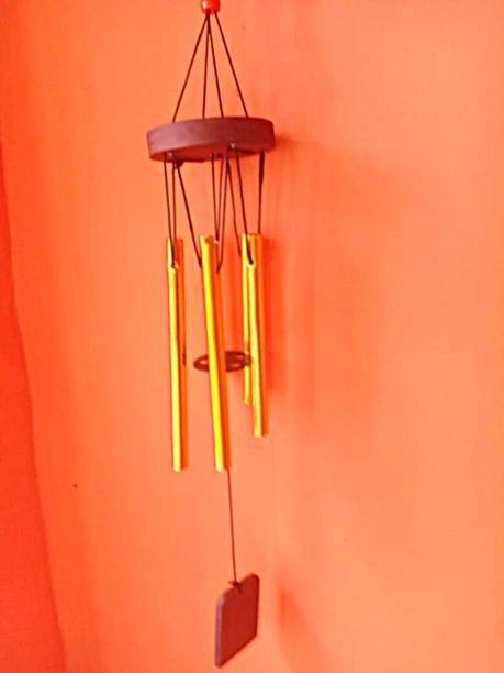 Arun 5 Pipe aluminium wind chime डेकोरेटिव शोपीस  -  45 cm