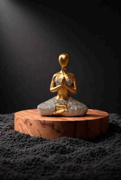 yogi Decorative Showpiece  -  11 cm