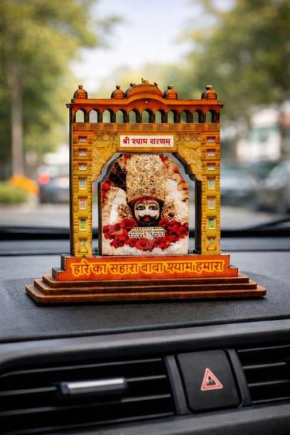 giftvilla Khatu Shyam Baba Toran Dwar Decorative Showpiece  -  8 cm