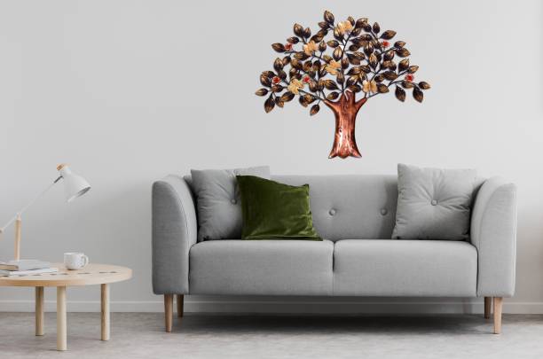 o my furniture Designer wall hanging tree Home decor Decorative Showpiece  -  76 cm