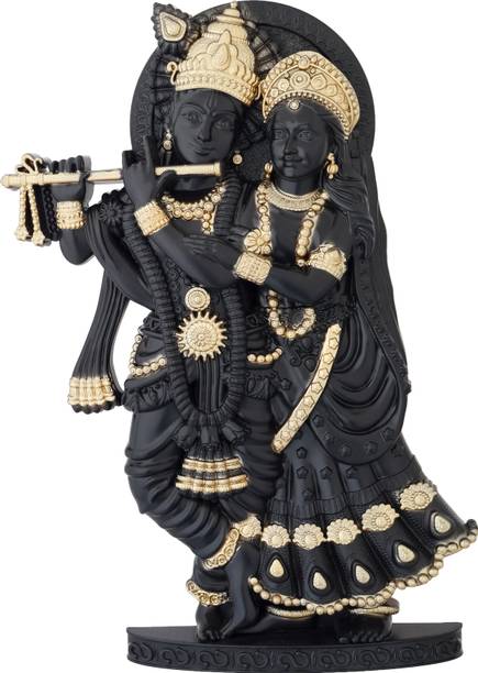 ART OCEAN Radha Krishna Murti 3D Wall Art Spiritual Statue 3D Wall Decor