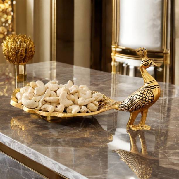 SP Handicrafts SP Handicrafts Duck Wing Shape Tray Perfect for Home Centre Table Serving Dry Decorative Showpiece  -  12 cm