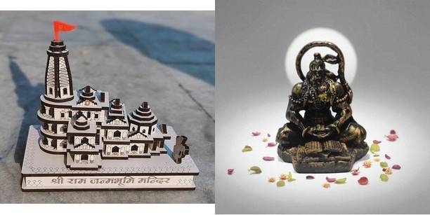 SBBCO Pack of 2 Religious Showpiece Figurine Decorative Showpiece - 8.3 cm