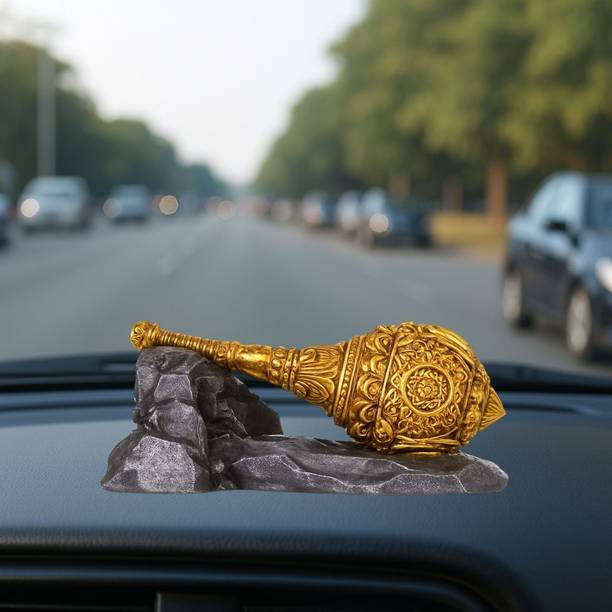 Tinyshiny Hanuman Ji Gada Bajrang Bali Gada Hanuman Sota Home Decor Living Room Decorative Showpiece  -  3.56 cm