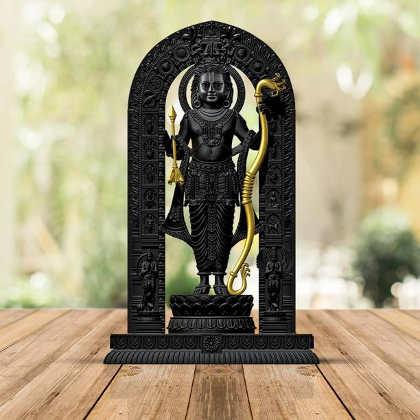 BLADESMITH 3D Ram Lalla Murti Idol Showpiece for Home 8INCH Decorative Showpiece  -  15.2 cm