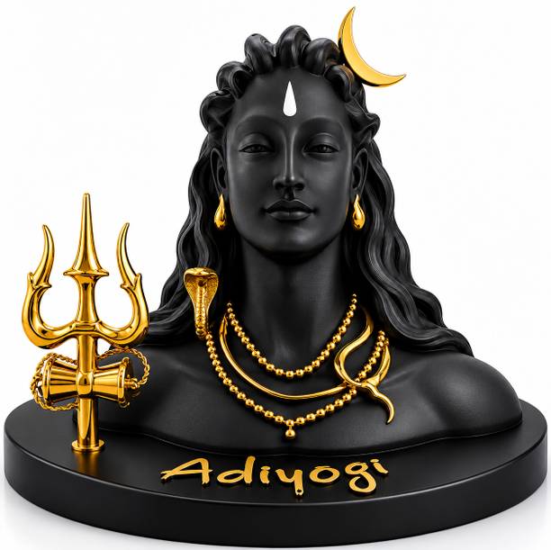 Jyotshika Mahadev Adiyogi Premium Desk Showpiece Decorative Showpiece  -  10 cm