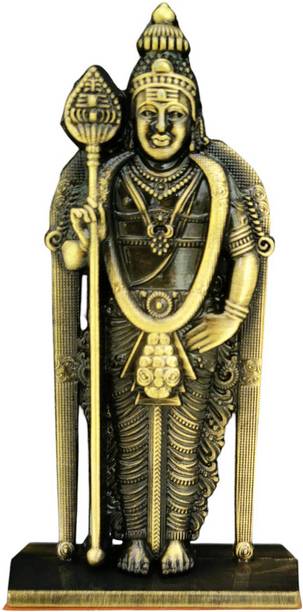 M Men Style Divine Pathumalai Malaysian Murugan Religious God Idol Car Dashboard Decorative Showpiece  -  10.5 cm