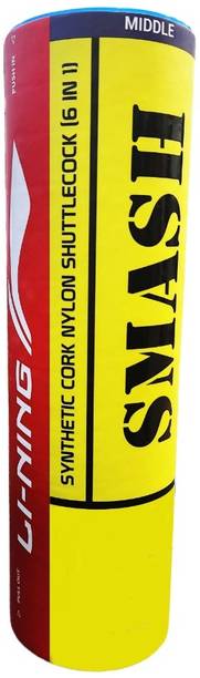 LI-NING Smash Nylon Shuttle  - Yellow