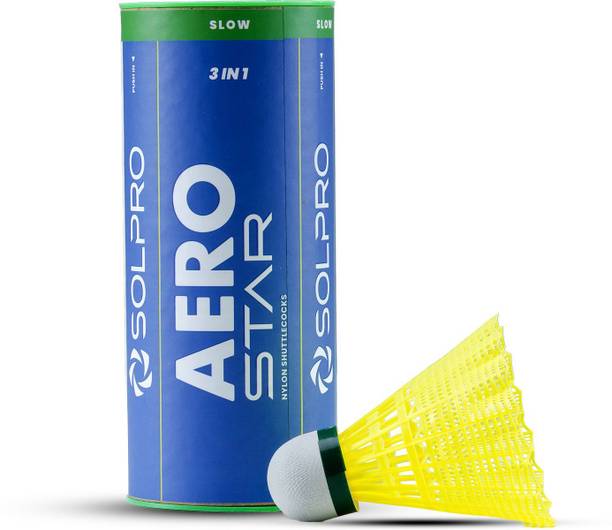 SOLPRO Aero Star (3 in 1) Nylon Shuttle  - Yellow