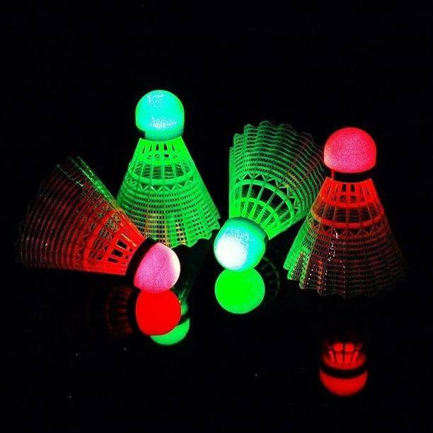 JOY GESTURE LED Light Badminton Shuttlecocks Plastic Shuttle  - Yellow