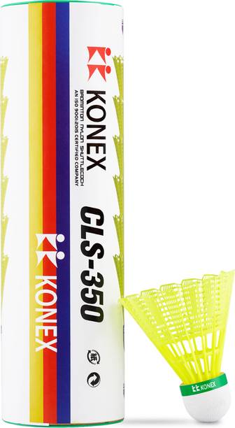 Konex Stable Flight & Fast Recovery Nylon Shuttle  - Yellow