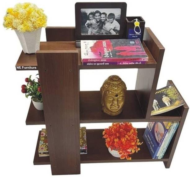 NE Furniture Wooden Stool for Multipurpose Use,Beautiful Wooden Antique Side Table Engineered Wood Side Table