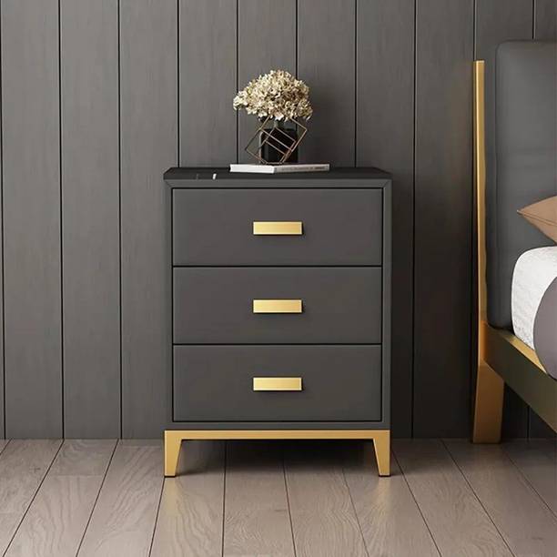 NG Decor Bedroom Living Room End Side Table With Storage Drawer Cabinet Night Stand Engineered Wood Bedside Table