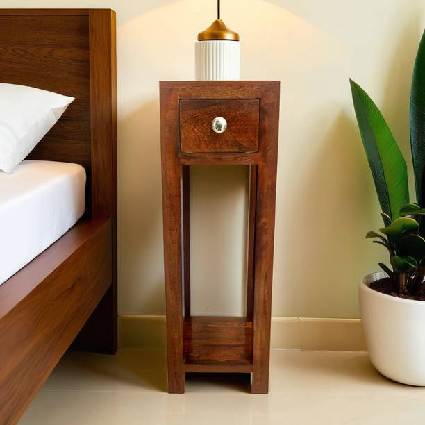 UNITEK FURNITURE Sheesham ( Rosewood) Drawer Storage For Living Room Solid Wood Bedside Table