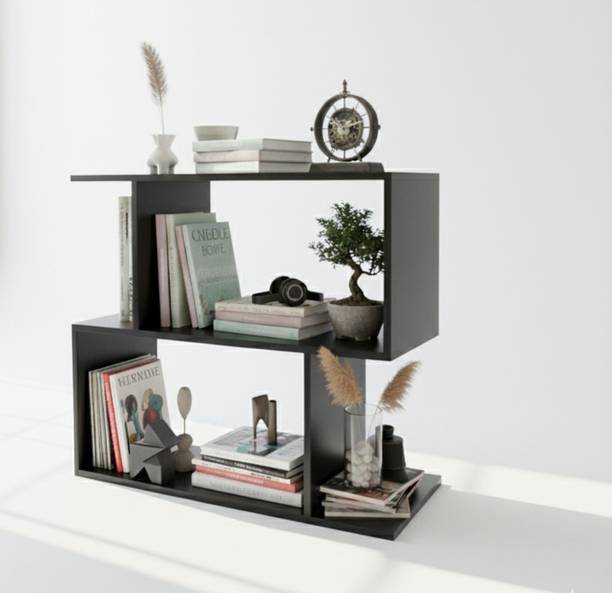 Home Makeover Group Compact S Shape Bedside Stool for Bedroom & Living Room Engineered Wood Bedside Table