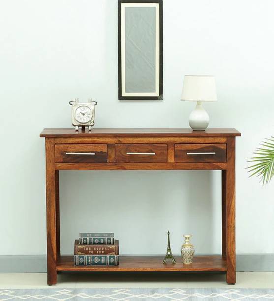 Allie Wood Rosewood (Sheesham) Solid Wood Console Table