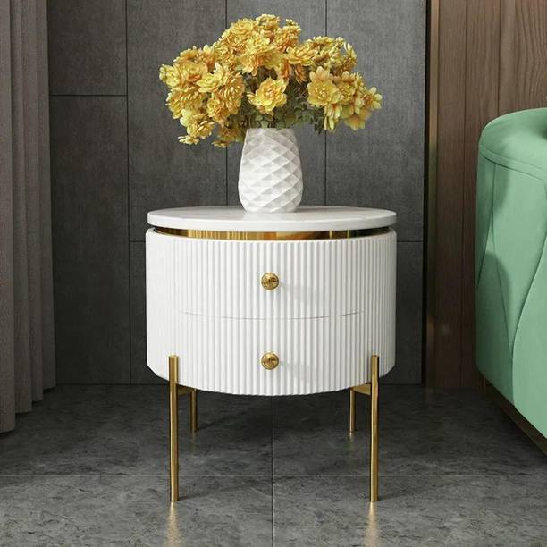 NG Decor Bedroom Living Room End Side Table With Storage Drawer Cabinet Night Stand Engineered Wood Bedside Table