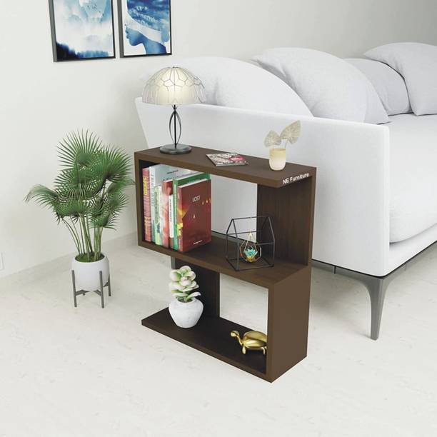NE Furniture Wooden Stool for Multipurpose Use,Beautiful Wooden Antique Side Table Engineered Wood Side Table