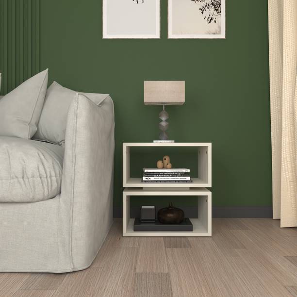 spacesbyU Koro Side Table for Bedroom | Office | Living Room | Engineered Wood Side Table