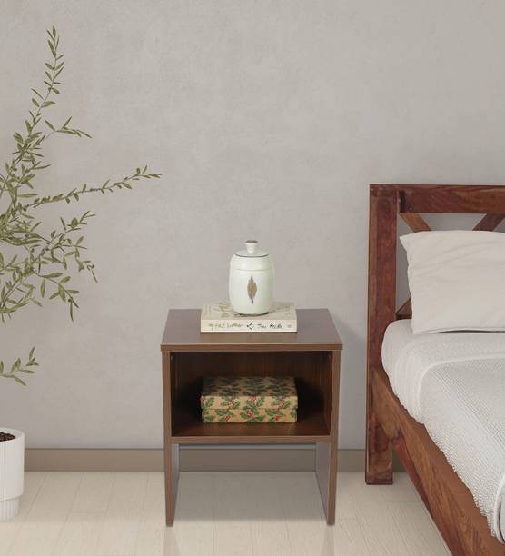 Mintwud from Pepperfry Kenny Wooden Bedside Table/Wooden Side Table For Bedroom/Home Engineered Wood Bedside Table