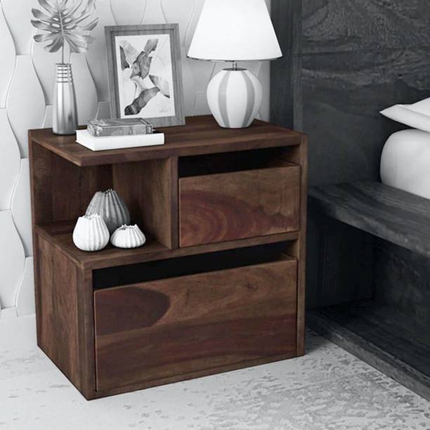 JHDECOR Solid Wood Side Table | Wooden Bedside| Corner Table| Sheesham Wood Sofa Table | Solid Wood Bedside Table