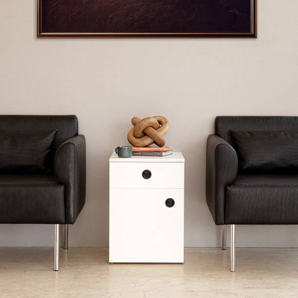 lussomobily lussomobily Multifunctional Modern Design Wooden Drawer and Cabinet Table Engineered Wood End Table