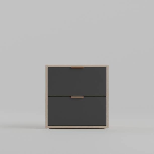 Baasuri Luna Solid Wood Bedside Table