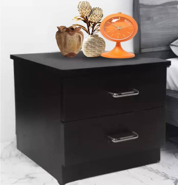 SHREEHARI Side table with Drawer Engineered Wood Bedside Table