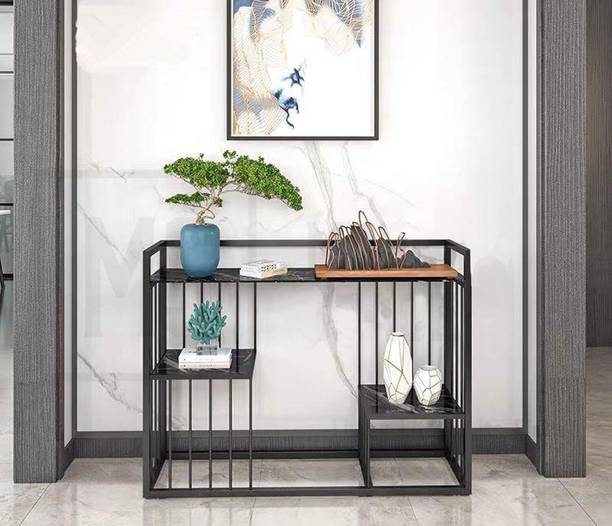 ARTROCK Hallway Entrance Table, Decorative Display Rack for Home Office Bedroom Engineered Wood Console Table