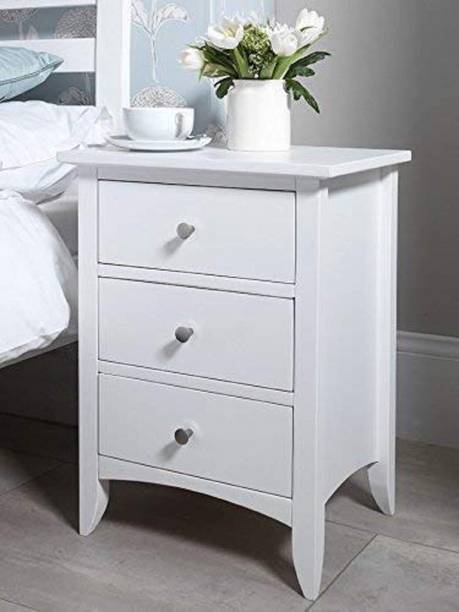vishwakarma arts Solid Wood Bedside Table