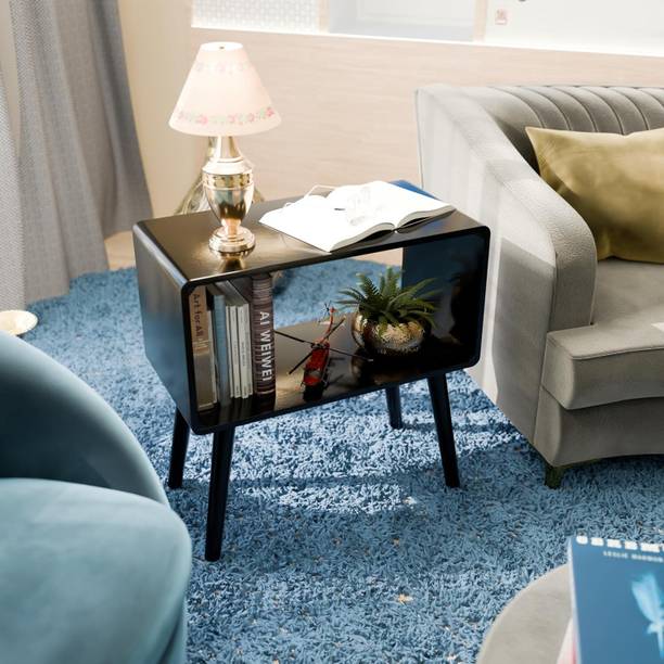 etiquette art Engineered Wood Side Table