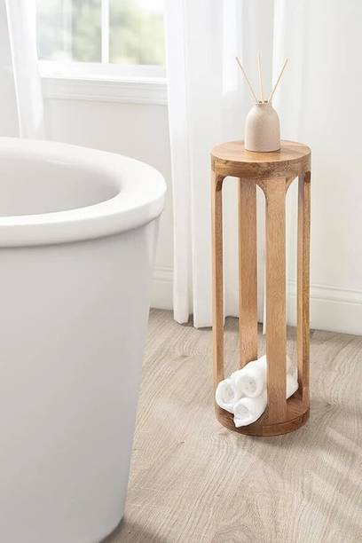 OnlineCraft wooden Accent table With sliding Drawer Include For sofa Side &Bed Side Table Solid Wood Side Table