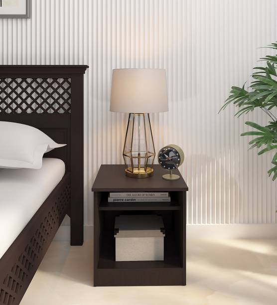 Mintwud from Pepperfry Takeo Wooden Bedside Table/Wooden Side Table For Bedroom/Home Engineered Wood Bedside Table