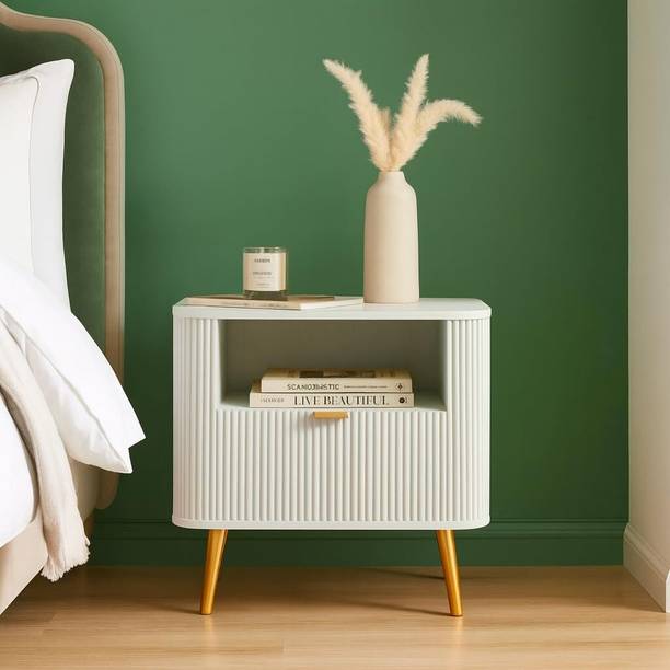FURNITELL Classic Bedside Series Solid Wood Bedside Table