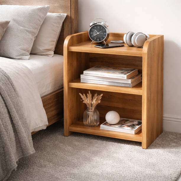 NITYAM Wooden Bed Sofa Side Table for Room | End Table Engineered Wood Side Table
