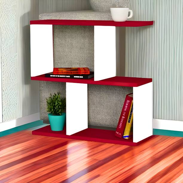 ShahQ S-Shape End Table in Engineered Wood Bedside Table