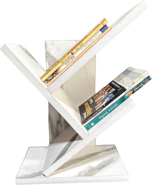 NE Furniture Engineered Wooden Book Rack,Space Saver Book Shelf for Home Living Engineered Wood Open Book Shelf