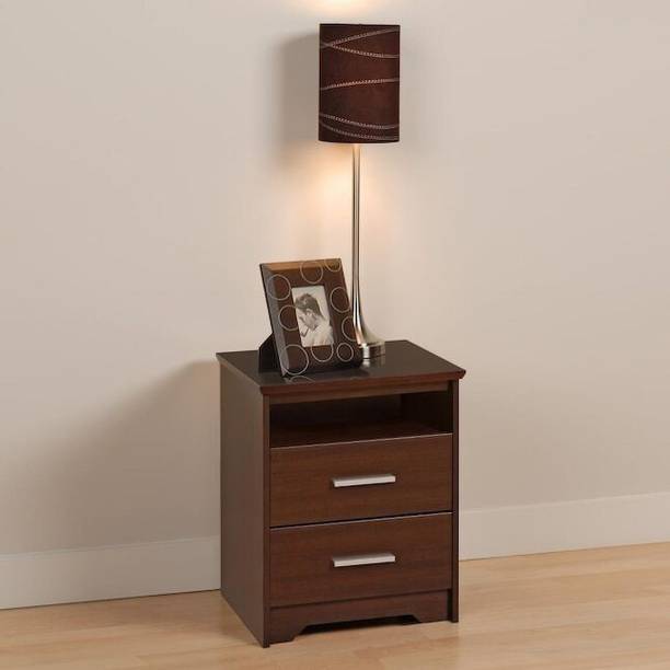 UNITEK FURNITURE Night Stand Table, Bed Room Table With Drawer Storage Solid Wood Bedside Table