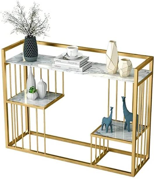 ARTROCK Hallway Entrance Table, Decorative Display Rack for Home Office Bedroom Engineered Wood Console Table