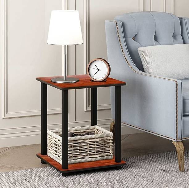 Decorhand Wooden Multipurpose Turn-n-Tube Engineered Wood End Table Beside Sofa Side Table Engineered Wood End Table