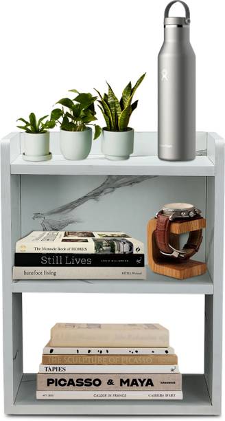 SearchForMerch Bed side table mate White Engineered Wood Bedside Table