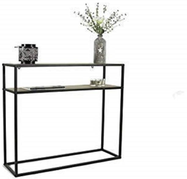 Indian Decor 45993 Mini Two Tier Console Table for Kids Metal Side Table