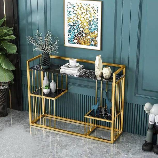 ARTROCK Hallway Entrance Table, Decorative Display Rack for Home Office Bedroom Engineered Wood Console Table