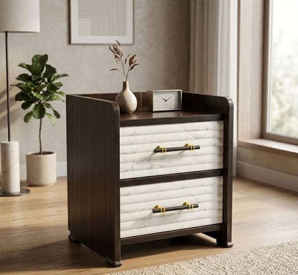 Sheijin Sheijin Side Table Engineered Wood Bedside Table