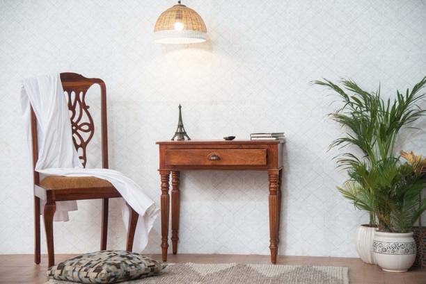 Furnishilp Solid Wood With Drawer Console Hall Table Solid Wood Console Table