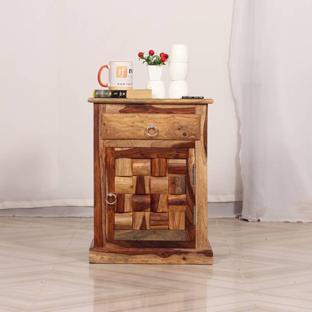rf royal finish Nivora darwer,Cabinet Included,Smooth Corner,12-Month Warrenty,17"x12"x23" Solid Wood Bedside Table
