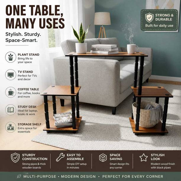 VELORA Engineered Wood Console Table